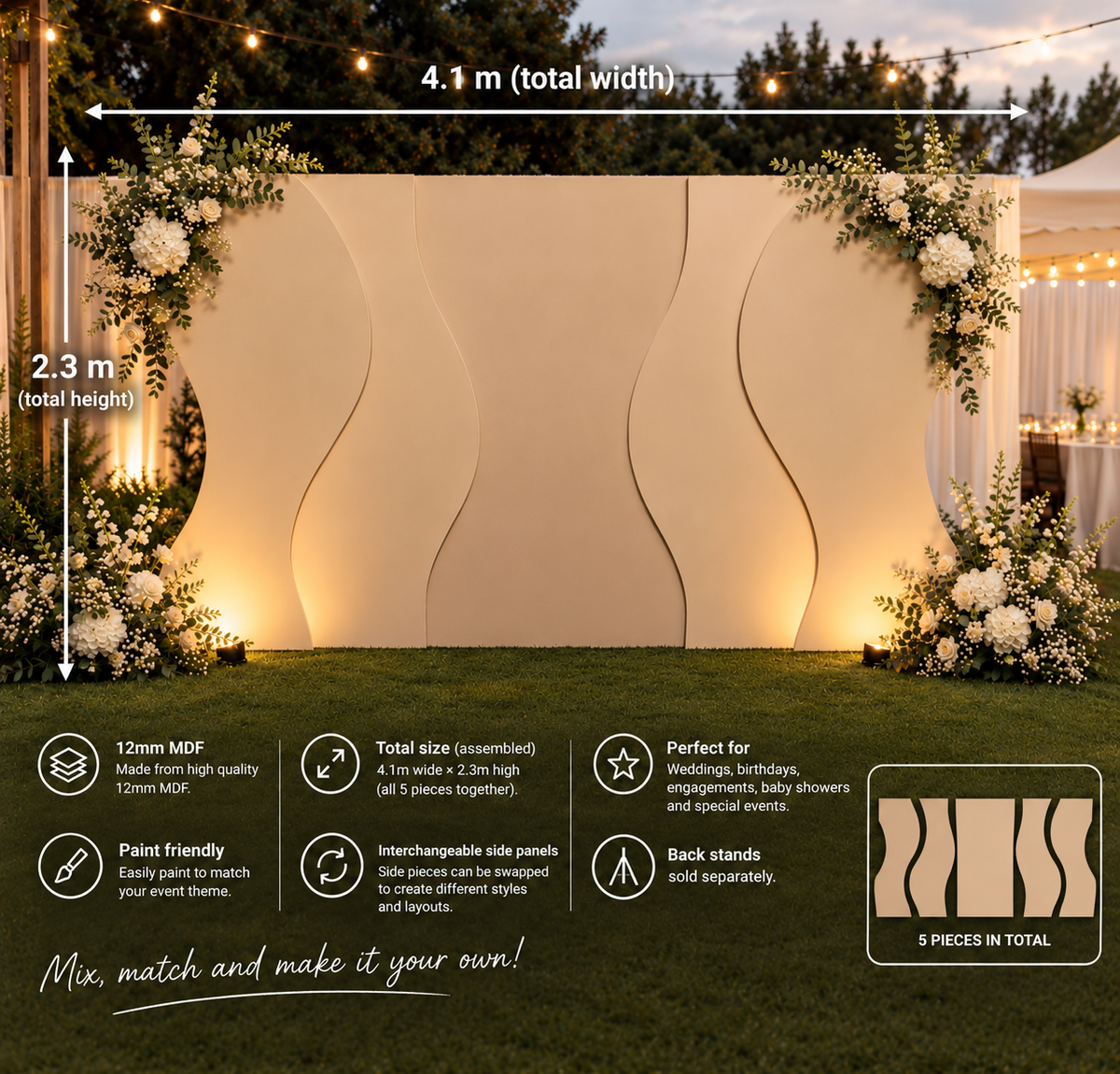 Multi Layered Backdrop