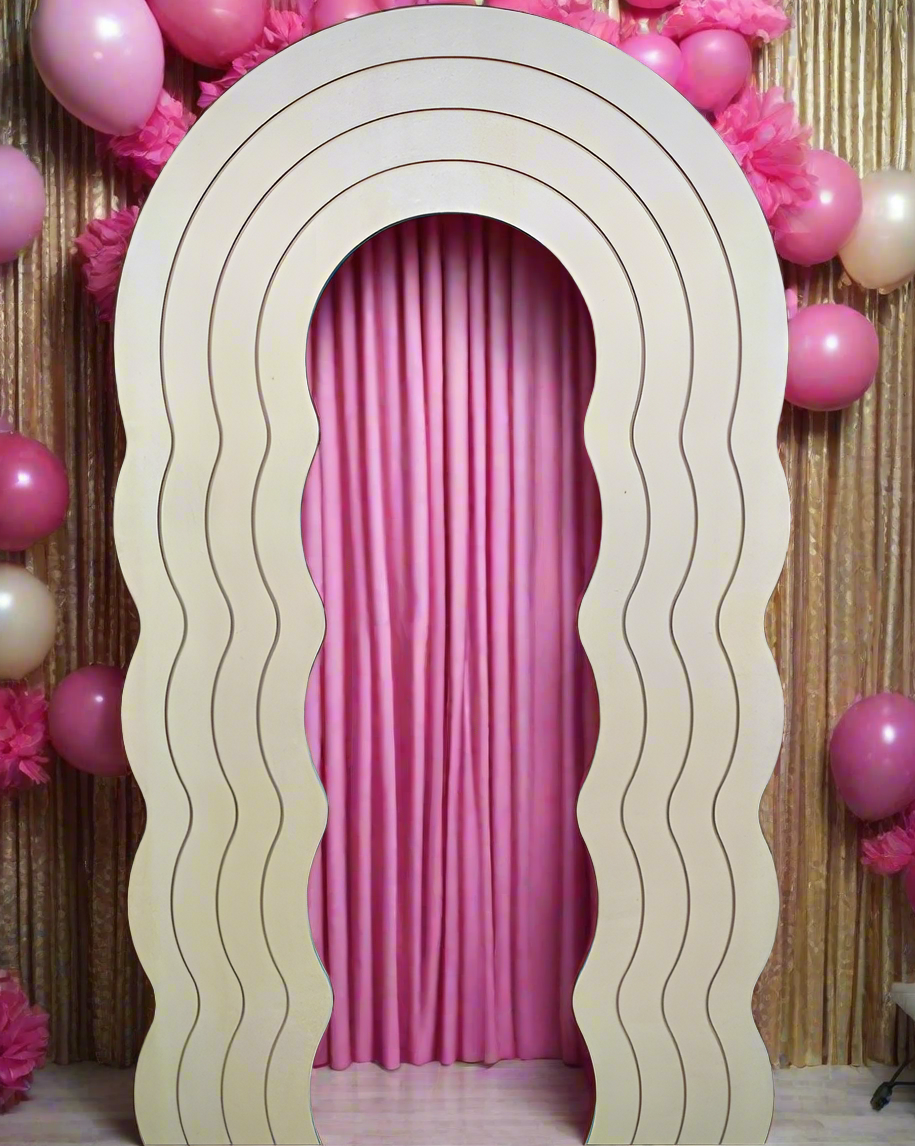 12mm MDF Squiggle Hollow Wavy Arch 900mm Wide