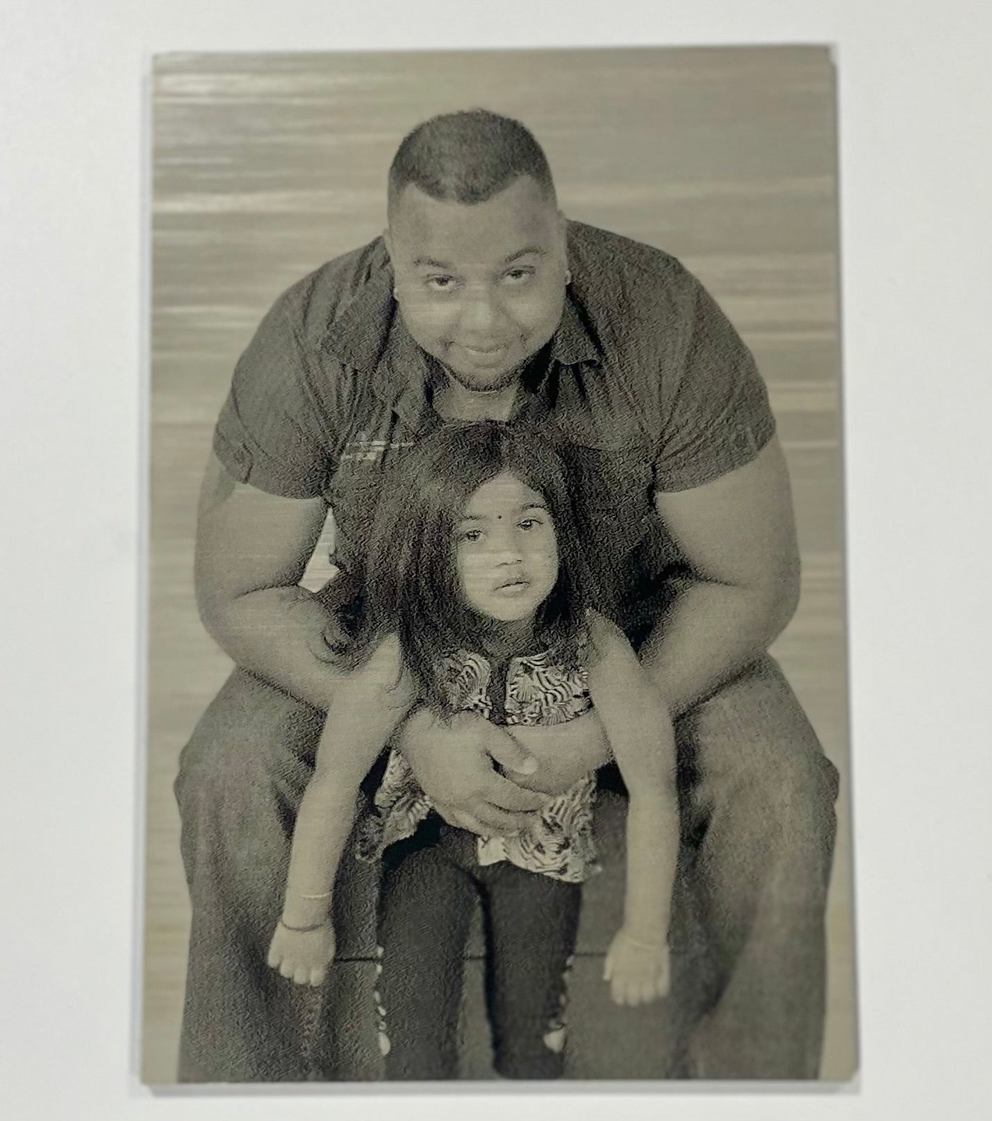 Custom laser engraved Photo