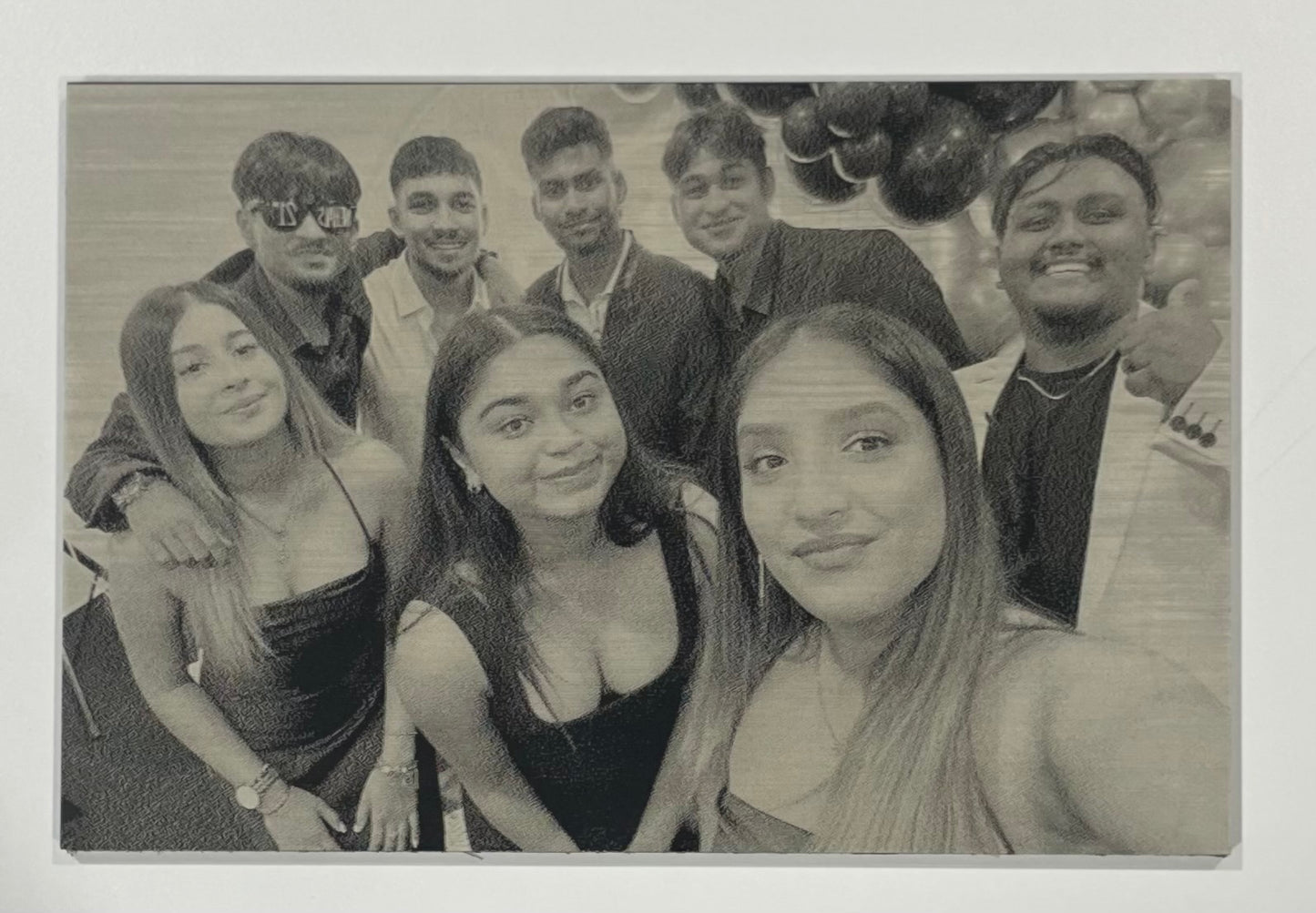 Custom laser engraved Photo