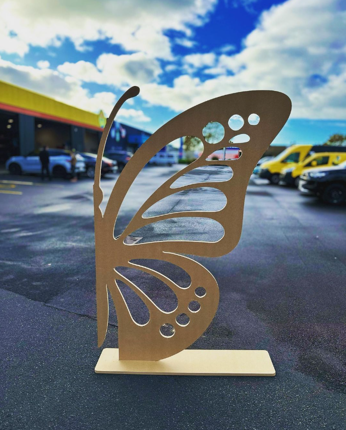 18mm MDF Butterfly with stand